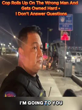 Cop Rolls Up On The Wrong Man And Gets Owned Hard#police #cops #catch #foryoupage #fyp 