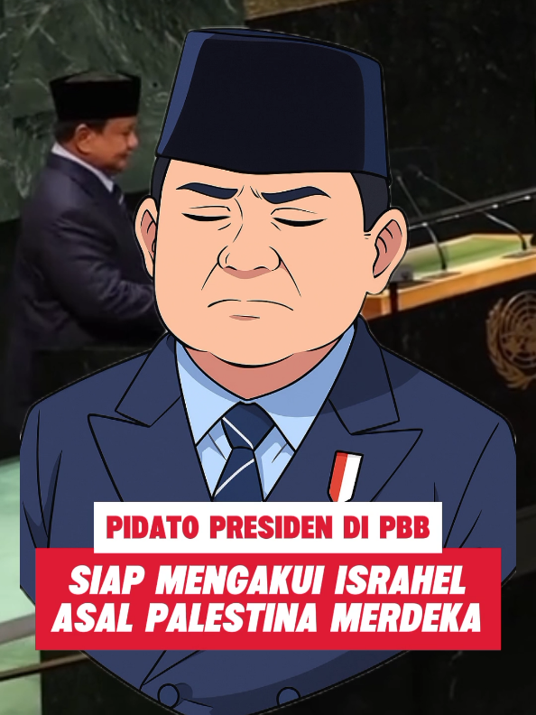 Pengakuan Indonesia terhadap Israel baru akan terjadi jika Palestina diakui sebagai negara merdeka dan berdaulat, tegas Presiden RI Prabowo Subianto. 