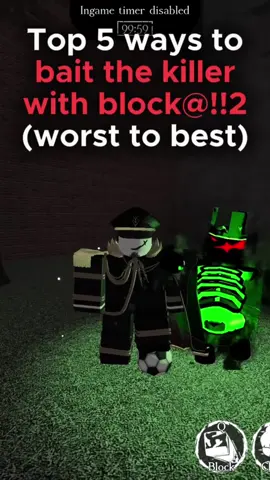 TOP 5 100% ULTRA BEST WAYS TO BLOCK || forsaken #roblox #forsaken 