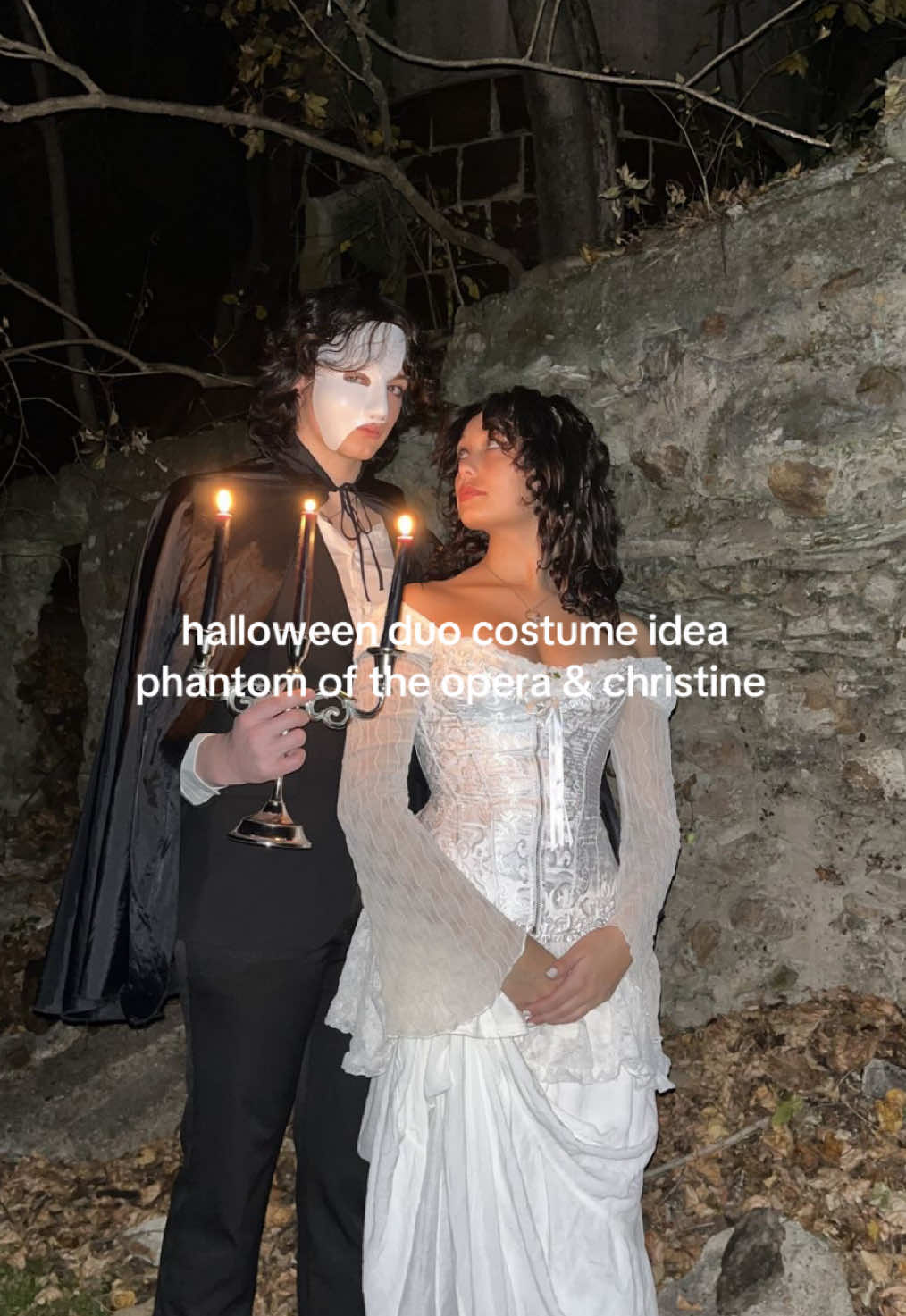 Halloween duo costume idea 🕯️ Phantom of the opera ✨ #halloweencostume #couplecostumes #halloween2025 #fyp #phantomoftheopera 