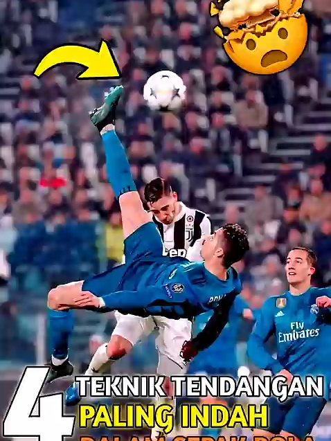 4 Teknik tendangan paling indah dalam sepak bola! 🤯#boladunia #sepakbola #cuplikan #fypシ゚viral🖤tiktok