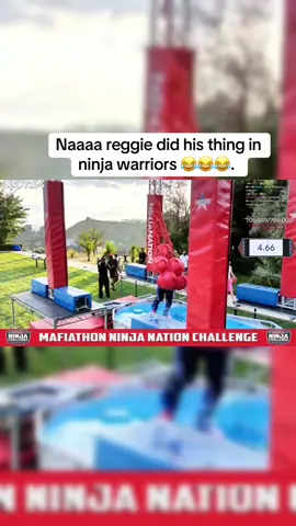 Reggie did his thing in ninja warriors Mafion 3 😂😂. #mafiathon3 #fyp #fypシ #viralvideo #trending 