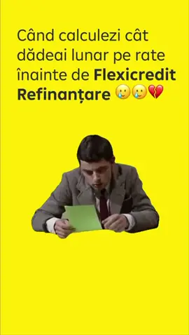 Silently closing the calculator app… 🥲 Noroc cu Flexicredit Refinanțare: ai o singură rată fixă, mai mică, și dobândă de la 5,95%. Poți obține și bani extra, dacă vrei. 🤫 #MegaBUZZ_RaiffeisenRefinantare@BUZZStore @Raiffeisen Bank Romania 