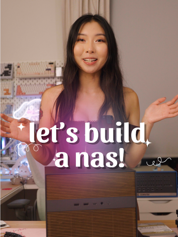let's set up my nas together! i set up a portable one with 2 ssds a while back, but my pc storage is filling up again and i'm trying to consolidate ALL the videos i've recorded in my entire life into one place, so i can deprecate the 20 different external hard drives I have 😣😣 the whole process was so easy, and i feel like it's going to make my workflow so much easier 😸😸 thank you @zimaos and @western.digital for sending these products out! #Tech #TikTokLearningCampaign