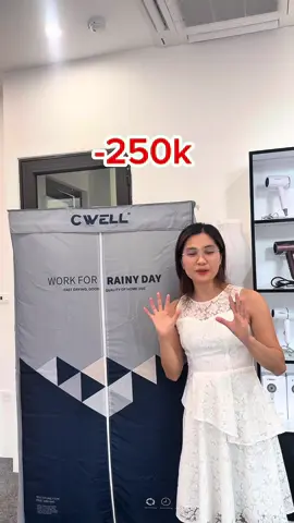 Tủ sấy khô quần áo CWell, mưa nồm ẩm ướt không thiếu đồ nữa rồi #tusay #tusayquanao #tusaykhoquanao #tusaycwell #muanom 