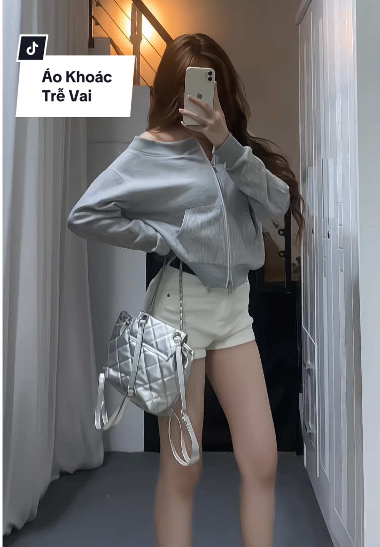 Áo khoác trễ vai #kimeehouse #aotrevai #aotrevaixinh #thaosuneo #viralvideo 