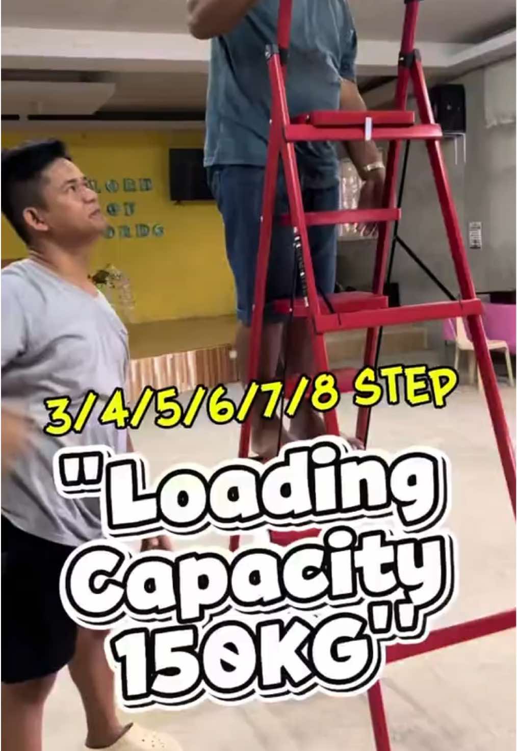Sige! Eto yung catchy title + hashtags combo na puwedeng tumulong para maging pang-viral yung video mo sa TikTok 👇 --- “₱634 lang?! Matibay na Step Ladder na Lifesaver sa Bahay 🔥🪜” #TikTokMadeMeBuyIt #HomeHacks #ViralFinds #MustBuy #HomeEssentials