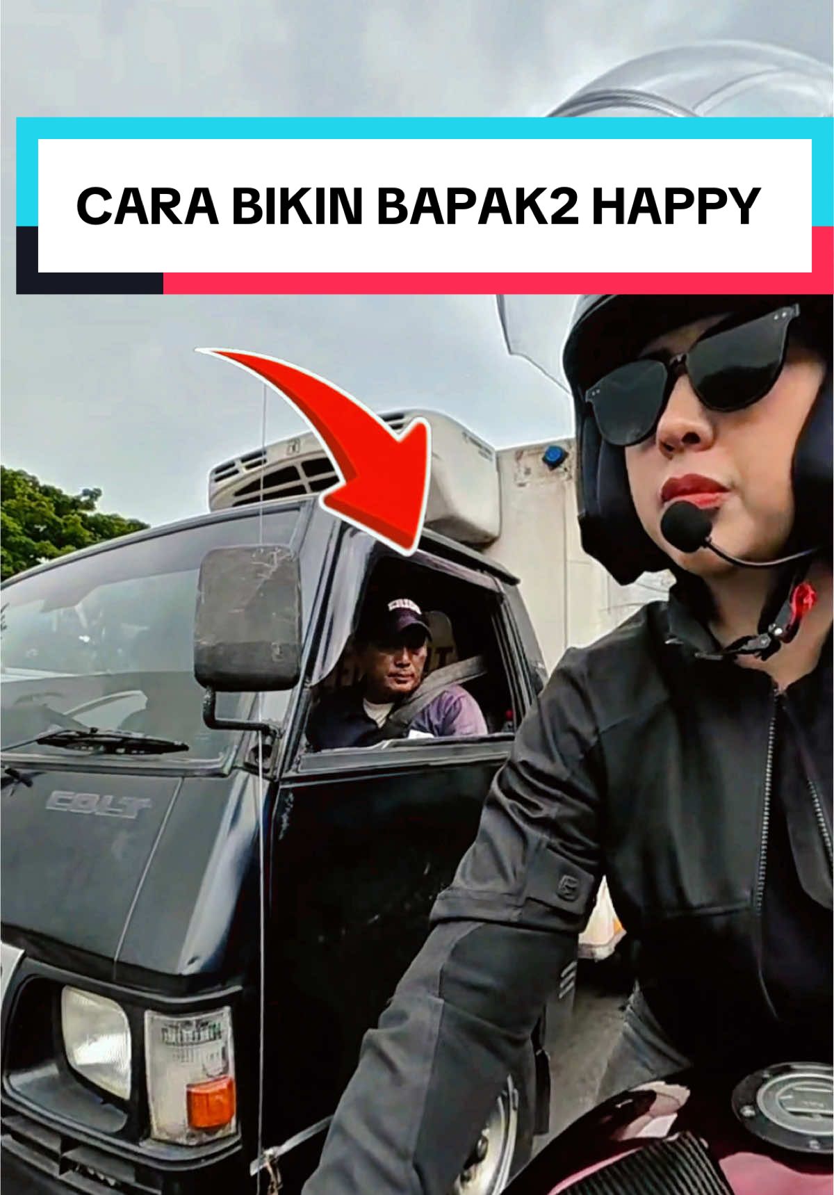 Sehat2 bapak nya #fyp #moment #ladybikers #yamahar6 #moge @RSV Helmet Official Shop 