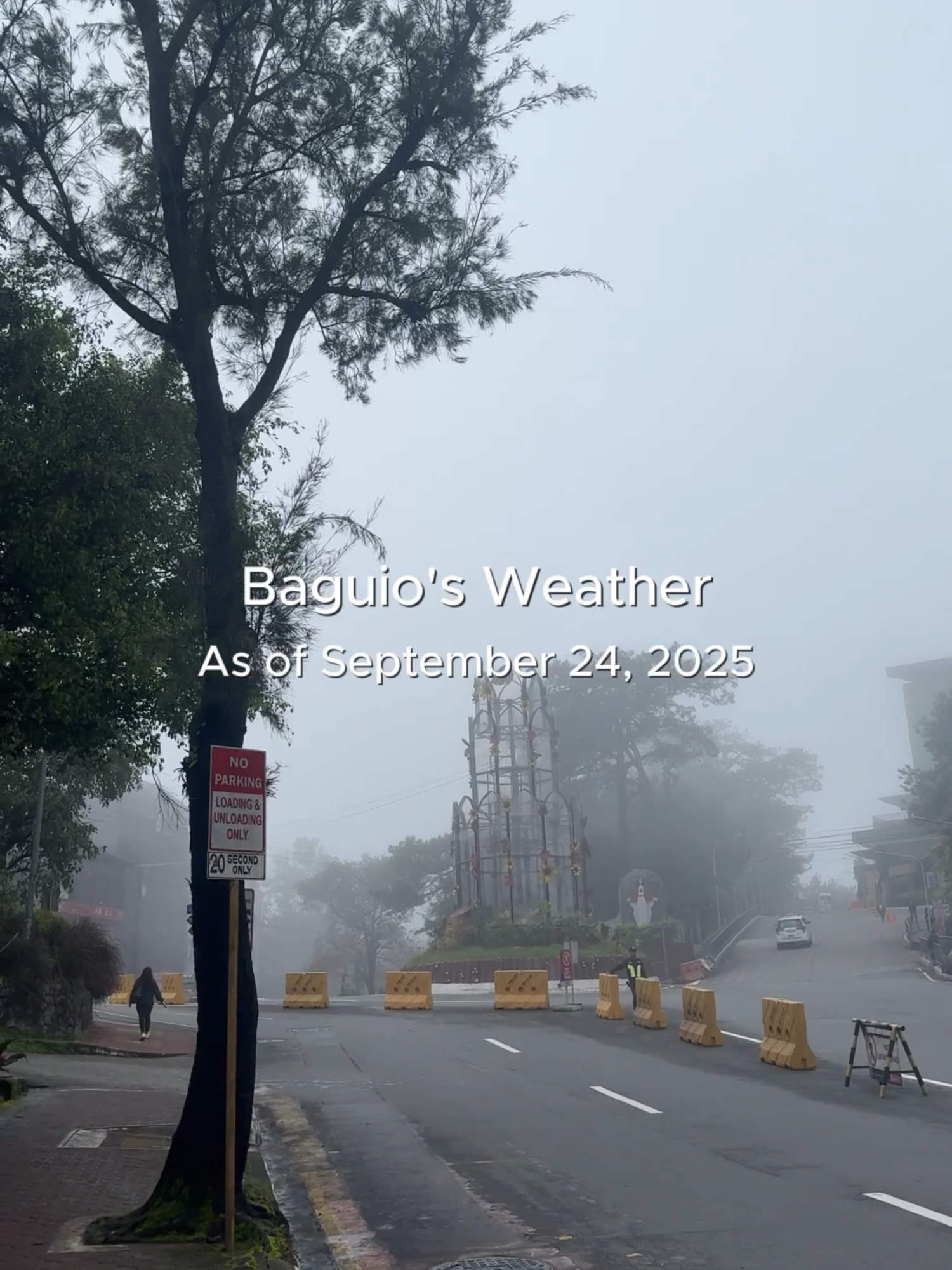 Baguio's Weather Update for today! (September 24, 2025) 🌦️ Sorry for not posting yesterday! Super Typhoon Nando made a big hit in the city causing power outages. But today was a breather! Not much raining but the wind is chilly. However, the city is  gearing up again for Typhoon #OpongPH.  To our Touristas planning to come up, make sure to follow us on our Facebook page because we post LGU Announcements & Road Advisory. Extreme weather conditions may bring landslides to the city again, usual activities may be suspended (Sunday Session Road, Night Market, etc,.).  Follow us for more updates or comment if you have any questions/suggestions! 🧡 #tourista #fyp #baguioweathertoday #weatherupdate