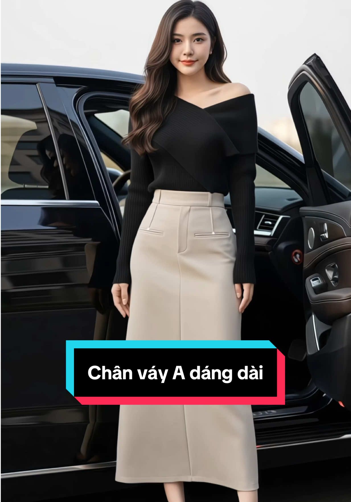 Chân váy suông dáng dài duyên dáng #chanvaysuongdai #chanvaydangdai #chanvaydai #lala #lalacloset 