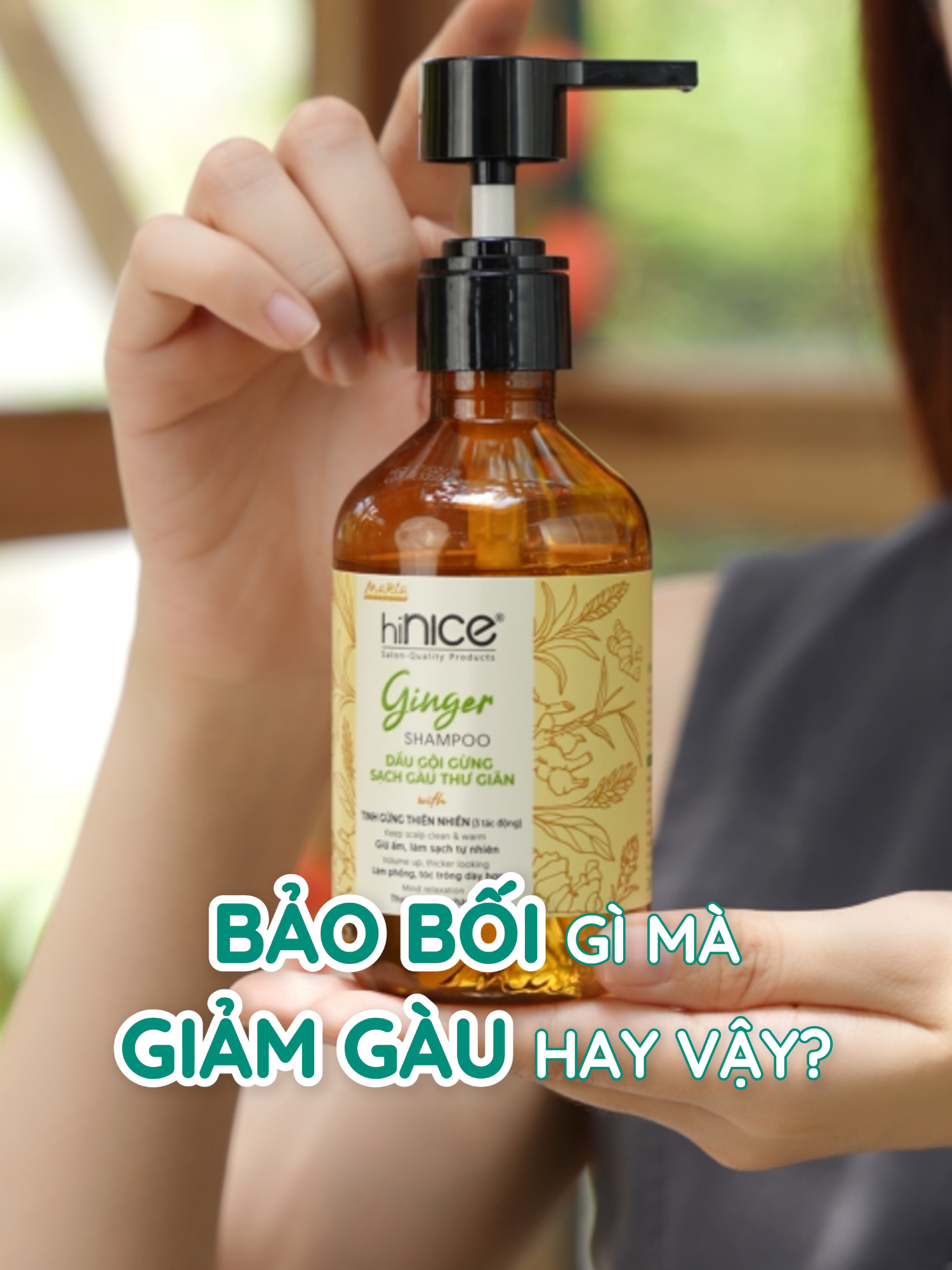 Bảo bối gì mà giảm gàu hay vậy? #hinice #haircare #chamsoctoctainha #hangviet
