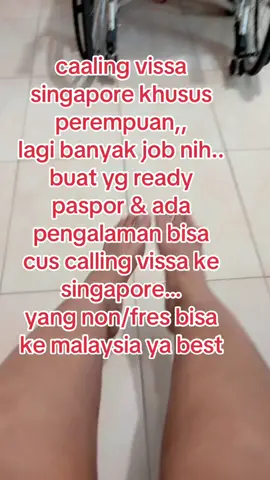 nyari kerja di indo lagi susah luar negri adalah solusi sementara semoga pulang membawa kesuksesan#callingvisa #singapore 