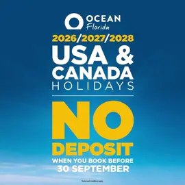 ❌✨ ZERO DEPOSIT – FLORIDA 2028 DEAL ✨❌ 😍 FROM JUST £5,299 TOTAL FOR A FAMILY OF 4 😍 ( other party sizes available)  🤩 Book today with ZERO DEPOSIT 👉 Then 31 monthly payments of just £171 per month (total) 🌴 Package Includes: • 2 Adults & 2 Children • 14 Nights at Rosen Inn Pointe Orlando • Manchester Direct Flights with Virgin Atlantic • Room Only • 23kg Baggage Per Person • In-flight meals included 🌟 Added Extras (FREE): 🏰 4 x Classic Explorer – Experience Orlando 2028 🏰 2 x Kids Eat Free Card 🏰 1 x Ocean Holidays Savings Card Orlando 2028 ‼️Theme Park Tickets Can be added ‼️ 📩 To book, contact Emma Rose at Seaside Travel 📞 07453 824787 #disney  #disneyworldflorida #oceanflorida #orlando #universalstudios 
