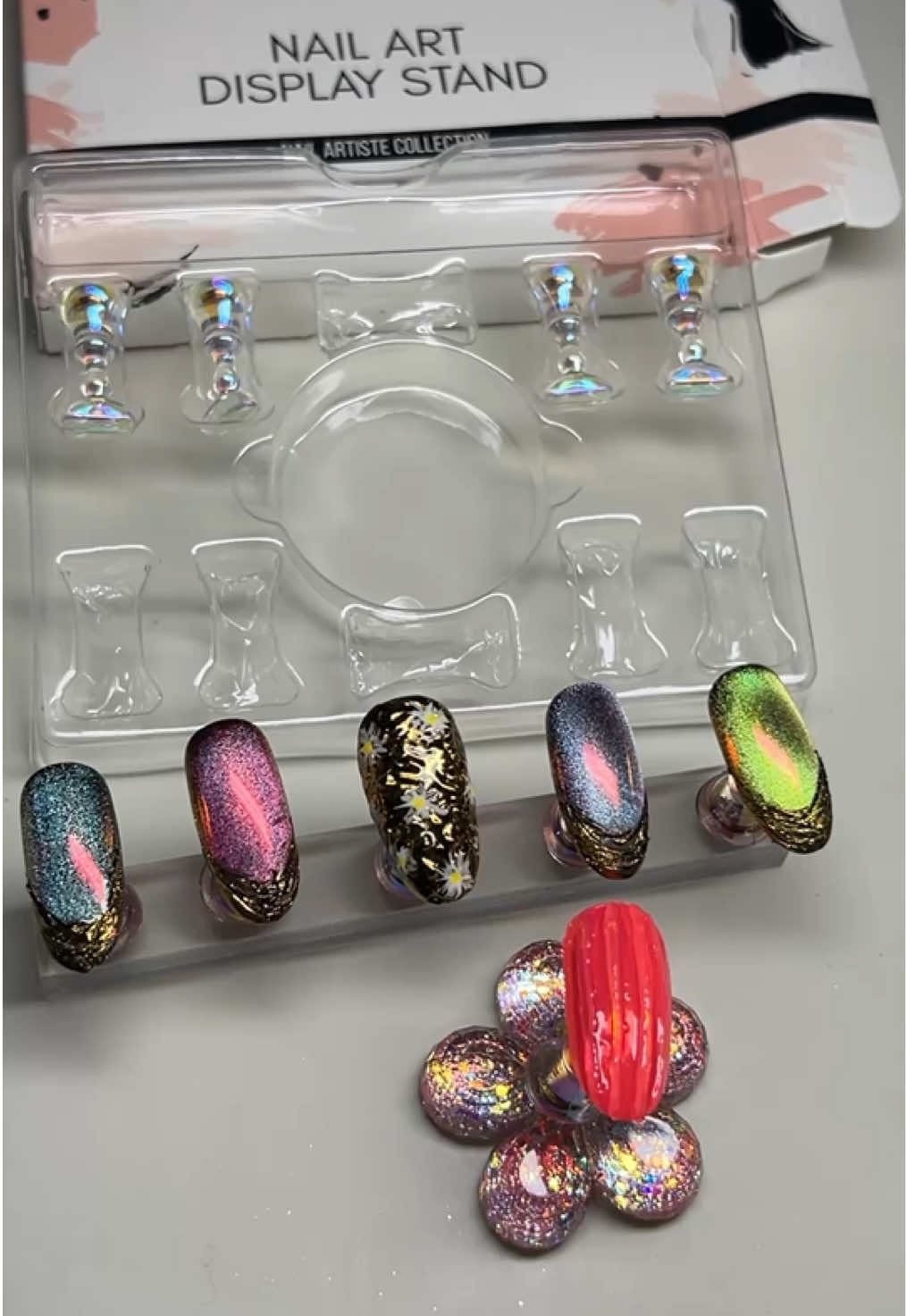 Makartt Nail Stand for Nails Art Display Practice @Makartt | Your Nail Lab @Makartt Official  #nailstand #display 
