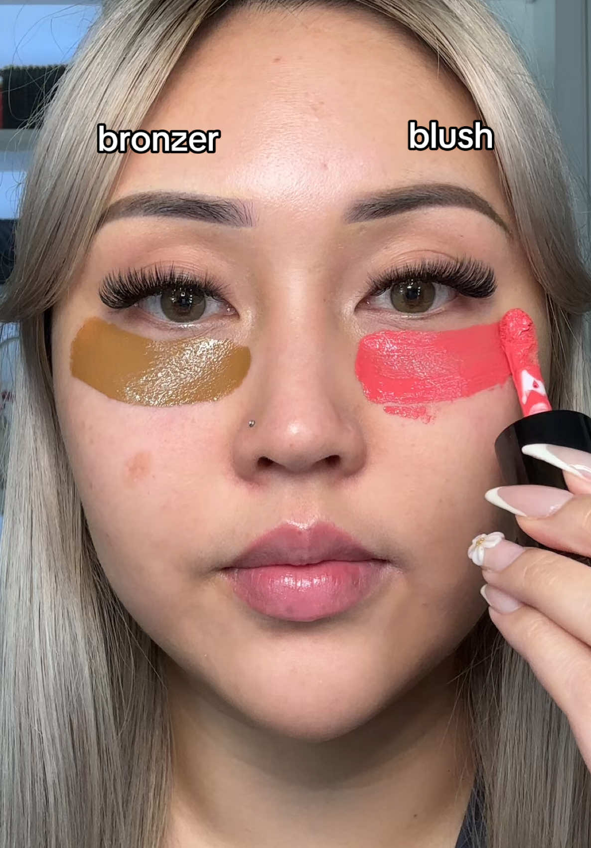 Bronzer or blush?! #fyp #bronzer #blush