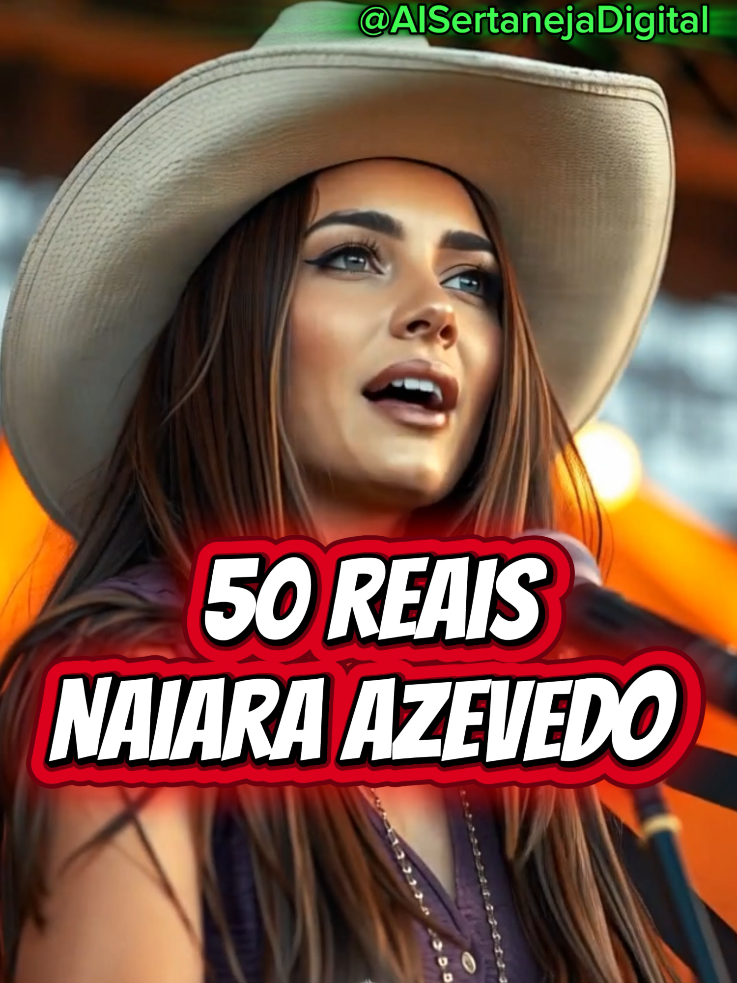 50 Reais – Naiara Azevedo 💸 Versão IA Versão IA da música “50 Reais” de Naiara Azevedo, com imagens criadas por inteligência artificial e áudio original da cantora. Um vídeo forte e emocionante em formato vertical para você curtir e compartilhar! 💔🎶 #50Reais #NaiaraAzevedo #VersaoIA #MusicaSertaneja #foryou #viral #AISertanejaDigital