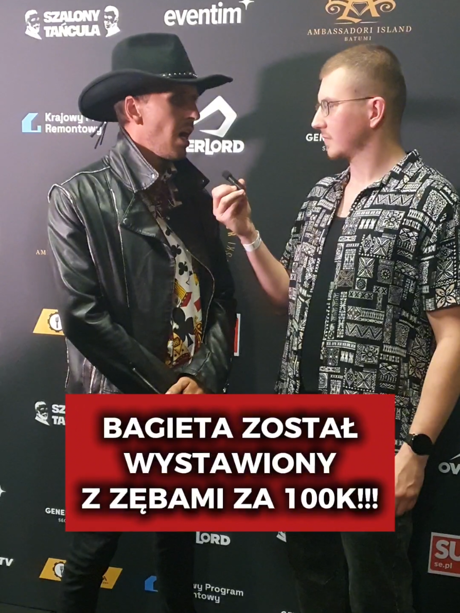 Bagieta wystawiony z zębami za 100 tysięcy #bagieta #primemma #dalton #wywiad 