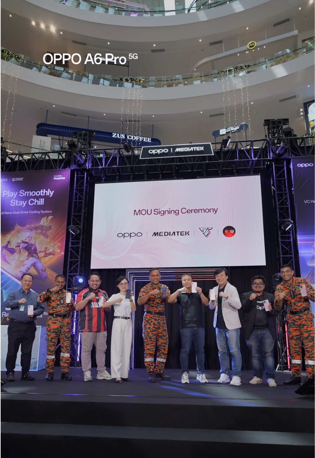 Dari balai bomba ke genggaman anda 🚒🔥 Ketahanan #OPPOA6Pro5G terbukti kukuh — inilah #OPPOTahanKawKaw yang kami janjikan