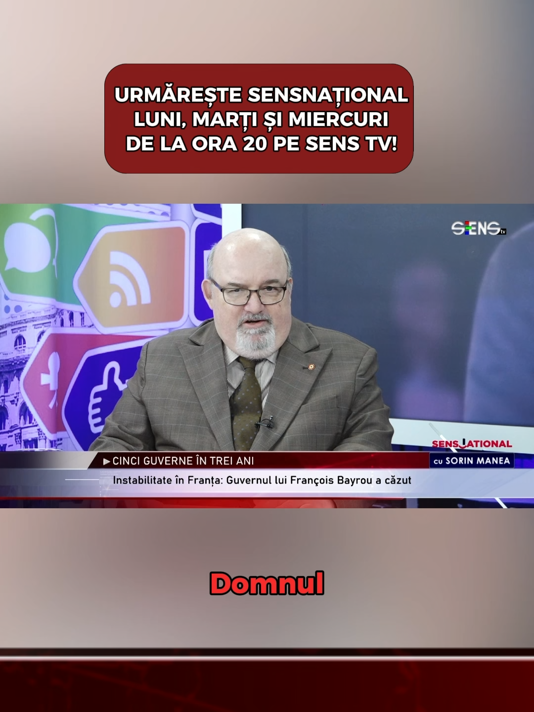 col.(r) SRI Tudor Păcuraru | Situația din Franța seamănă cu cea din România. #senstv #ForYou #Romania #FYP #bucuresti #podcasts #Politics #Europe #emmanuelmacron