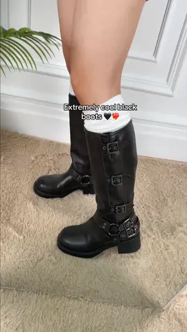 Cool boots ❤️‍🔥#outfit #boot #blackboots #ootdfashion 