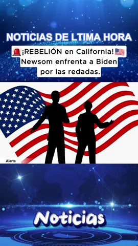 ¿Guerra entre Newsom y Biden? Esto pasa por las redadas. #usaus#donaldtrump#trump#noticias#noticiasen1minuto