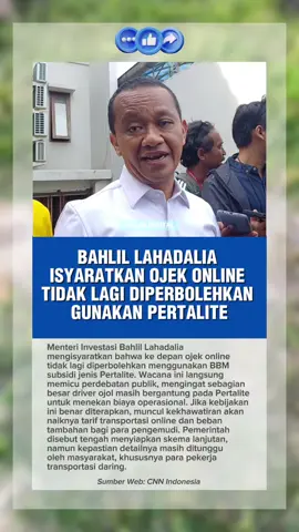 Bagaimana langkah pemerintah jika kebijakan ini menimbulkan gelombang protes dari driver ojol? jangan lupa follow @nalardigital.id !🙌🏻 #Ojol #Pertalite #BahlilLahadalia #nalardigital #explore 