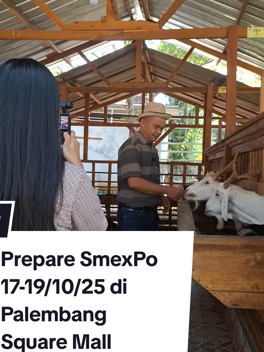 SmexPo di Palembang Square Mall tanggal 17 sd 19 Oktobee 2025 . Pameran produk dan karya HMKM Susu Kambing @Telaga.Rizqy yang menjadi bagian dari program pembinaan Pertamina