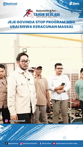 Jeje Govinda Hentikan MBG Usai Keracunan Massal Siswa di Bandung Barat, Ipar Raffi Ahmad Disorot #jejegovinda