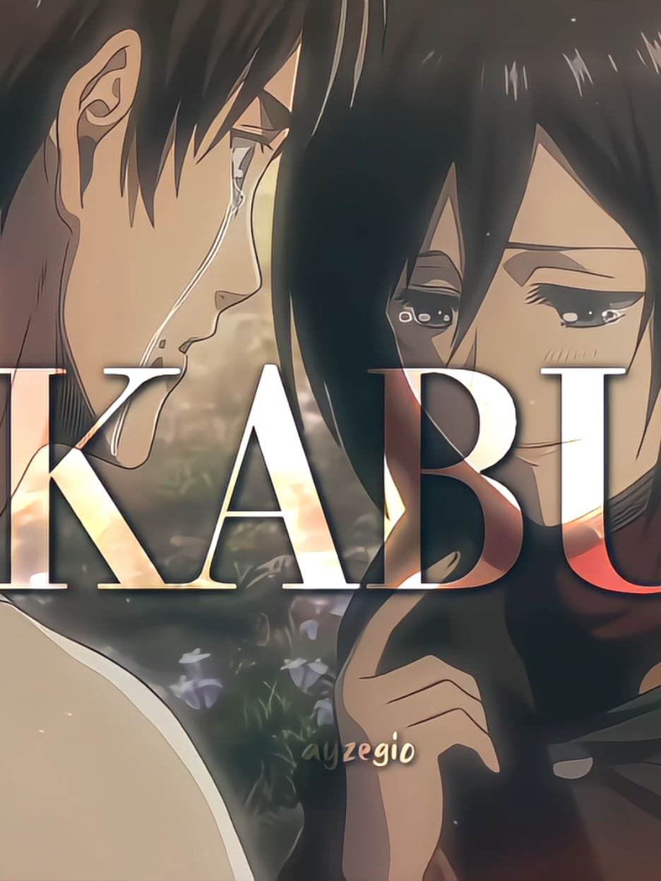 Itterasshai, Eren...🥀 [ mikasa-eren X kepuraanmu] #AttackOnTitan  #animeedit #fypシ #lagumalaysia #lagugalau 