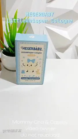 Finally naglabas na si Hegerbaby ng Cologne for your baby/kids @hegerbaby.ph  #hegerbaby #cologne #hegerbabyperfume #babycologne #babyessentials 