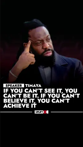 ↓ This message is deep... #Timaya reminds us that life starts in the mind. If your mindset is poor, your life will feel poor. But if you can see the dream in your mind and believe it in your heart, then God will confirm it and make it real.  So my people, let’s work on our mindset daily.  Speak positive words, believe in yourself and stay connected to your vision like a flight connected to its radar.  If you don’t see it, you can’t reach it. The youths cannot be stopped.  ….. [Speaker] TIMAYA @timayatimaya  ….. Join the #UPLIFTX Family 🫵🏿 the most supportive community online; helping you to become your most confident self. Join us on our journey. For More Soul Redeeming Content and to Keep the Community Growing: Follow, Share, Save and Tag Us: @uplift.x ….. Copyright Disclaimer under section 107 of the Copyright Act of 1976, allowance is made for “fair use” for purposes such as criticism, comment, news reporting, teaching, scholarship, education and research. ____________________________________ ____________________________________ #inspirationalquotes #motivateyourself #tryagain              