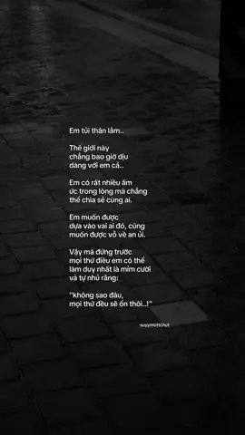 “Em tửi thân lắm..” #tamtrang #suyymottchut #fyp #viral 