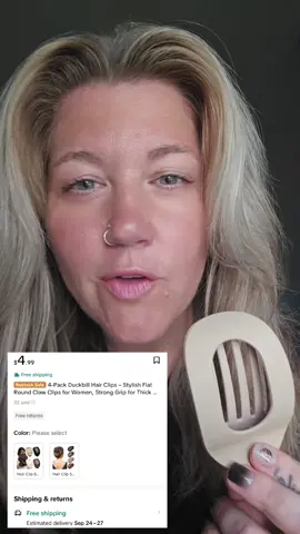 Snug hold. No creasing. These are my go-to hair clips every time. #tiktokshopcreatorpicks 