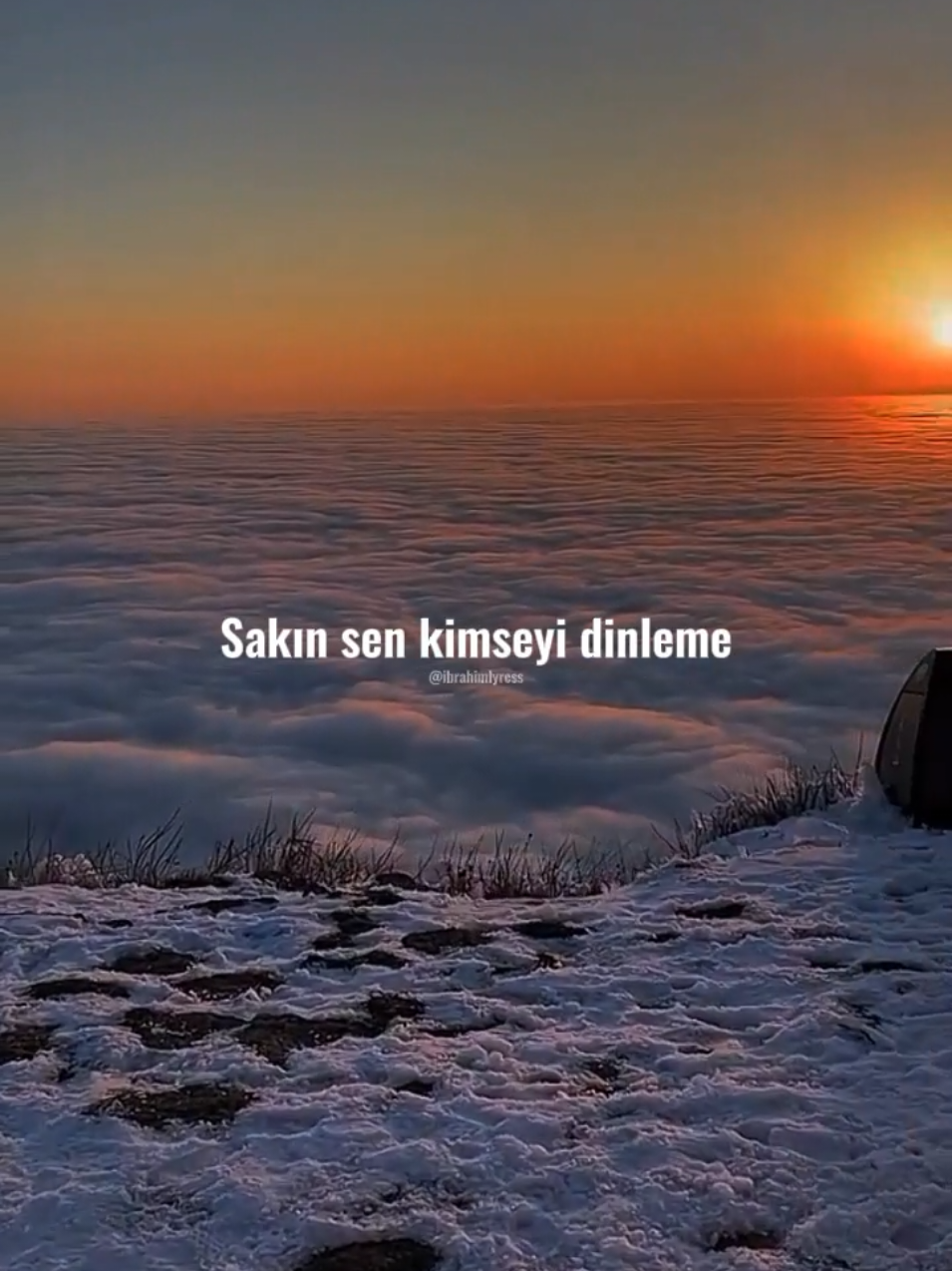sakın sen kimseyi dinleme..#ibrahimlyricss0 #lyrics #ilyasyalçıntaş #olurolur #bwkpp 