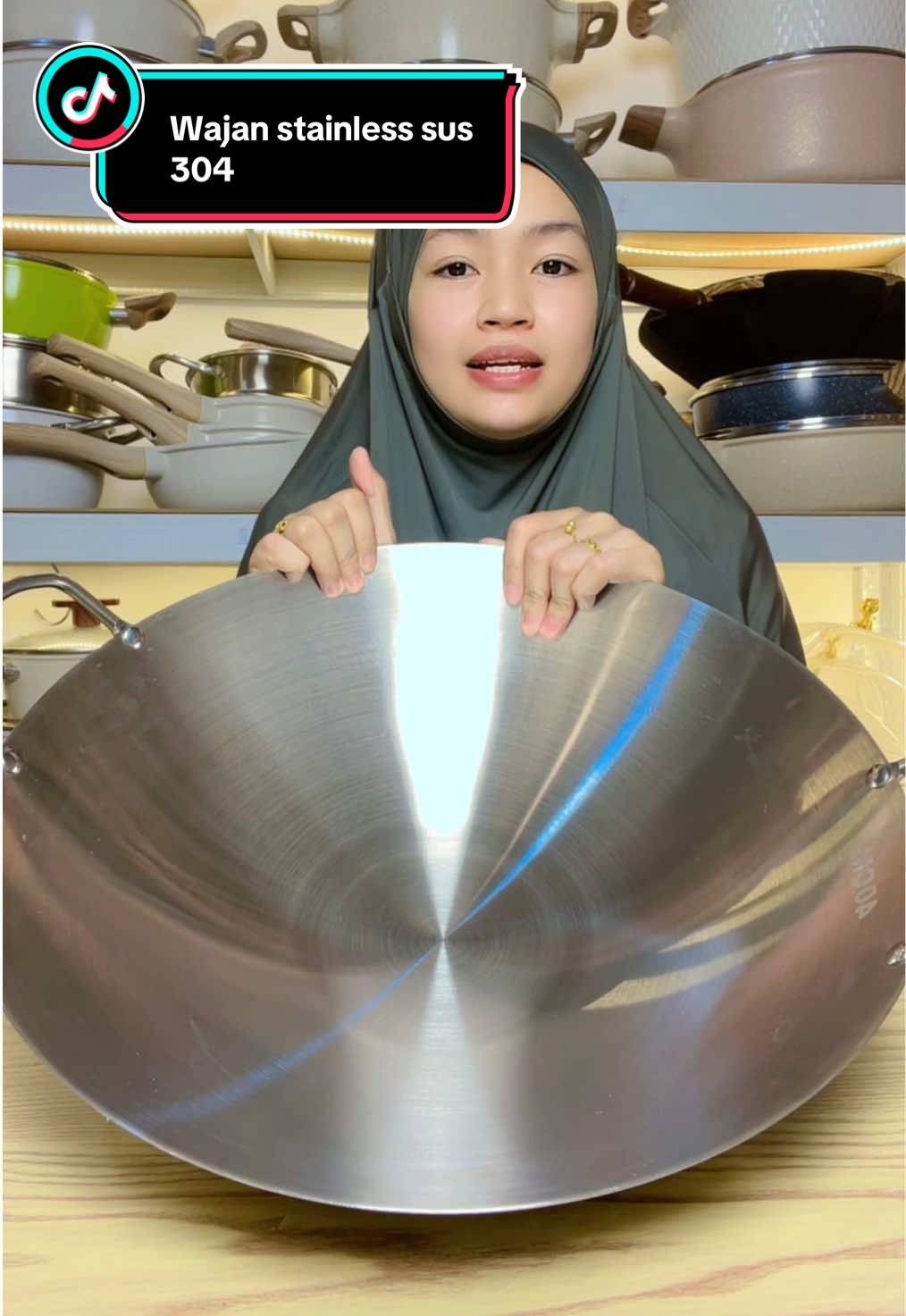 PROMO Royalstar kuali wajan penggorengan stainless 304 tebal anti lengket mudah dibersihkan kitchenware #wajanstainless #kuali 