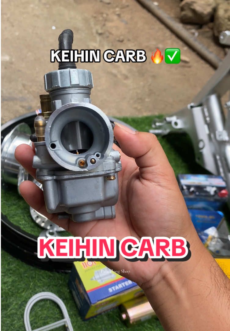 Carb para sa raider j 110 #keihincarburator #keihincarb #carbformotorcycle #24mmcarb #pabadlongshop 