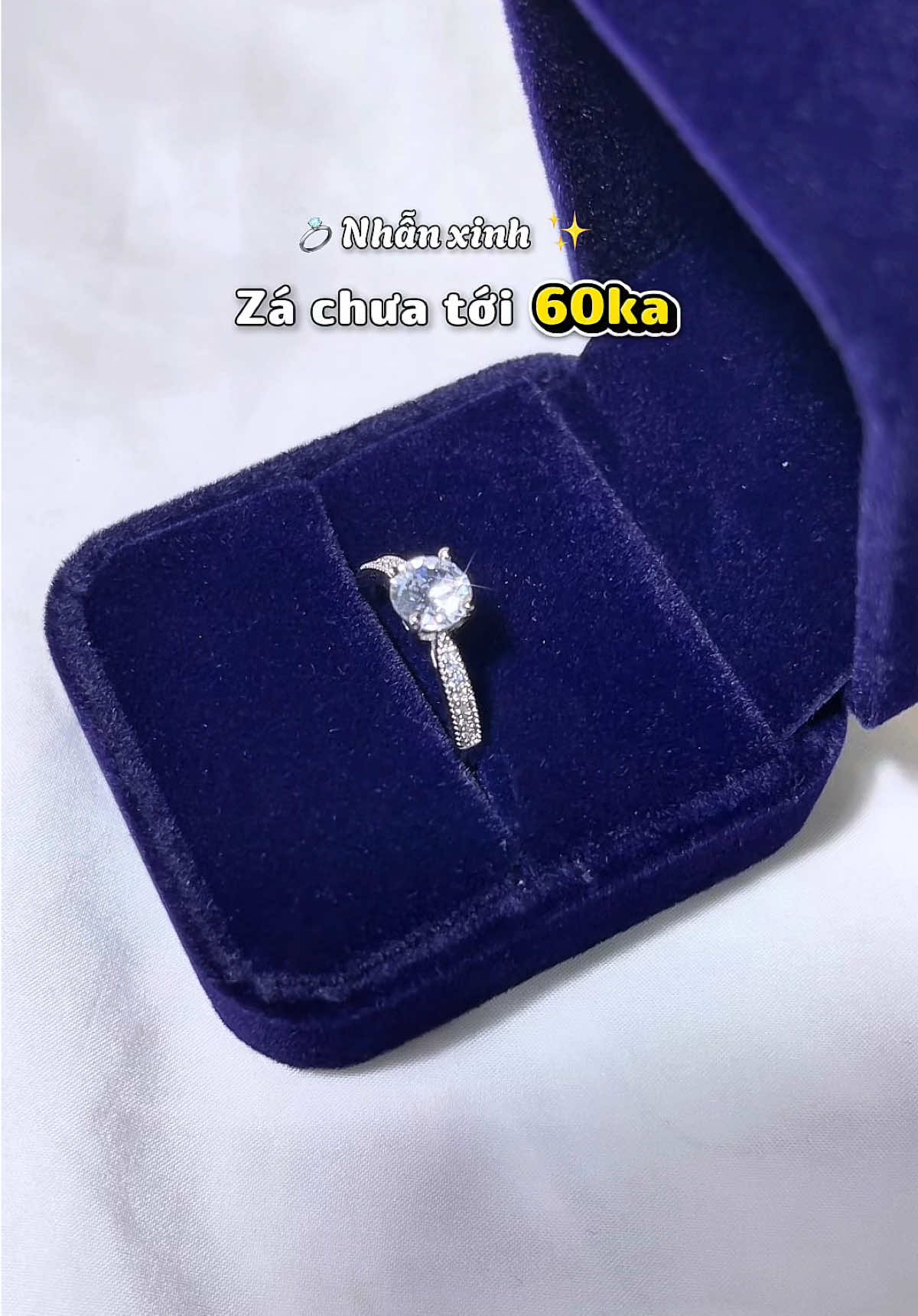 Chưa tới 60ka cho chiếc nhẫn xinh đẹp này, quá xứng đáng lun mí bà 😘✨💍 #nhẫn #nhẫnđẹp #trangsuc #jewelry #phukien 
