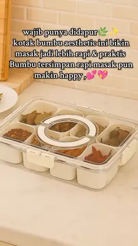 barang wajib punya didapur agar bumbu tertata rapi dan praktis  #dapuraesthetic #kotakbumbu #alatdapurkekinian #wajibpunya #bumbutersimpanrapi 