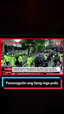#FrontlineExpress | Gustong panagutin ng National Union of Peoples' Lawyers ang mga pulis sa umanoy ilegal at brutal na pag-aresto sa ilang indibidwal sa nangyaring riot sa Maynila.