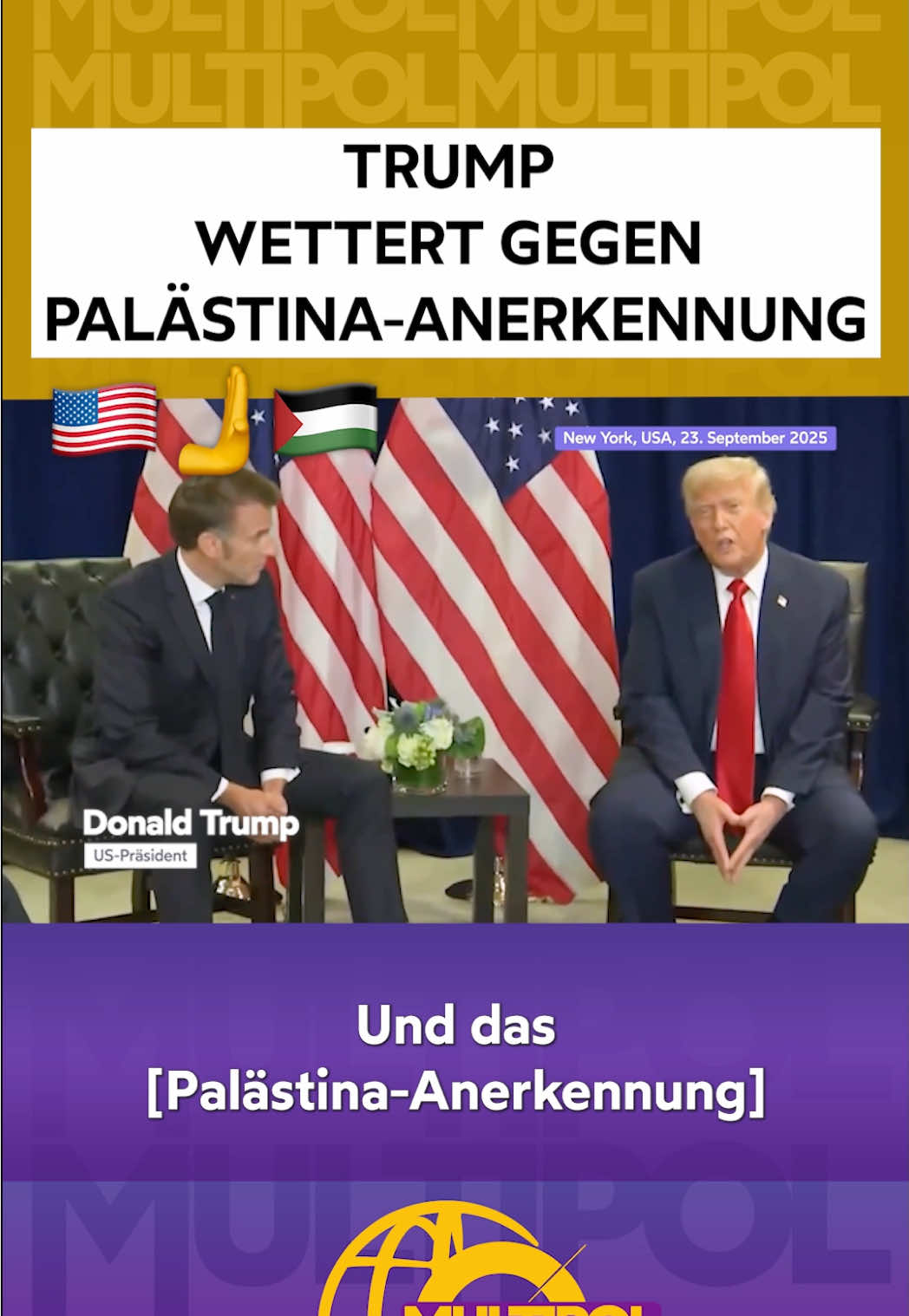#donaldtrump #washington #UN #macron #palestine 