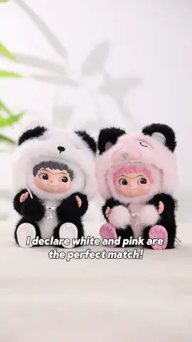 I declare white and pink are the perfect match🥳🍭#WAKUKU #Letsvan #PANDADA #couple #plushie 