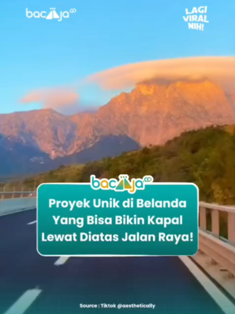 Kenalan yuk sama Veluwemeer Aqueduct di Belanda! Jembatan air sepanjang 25 meter dengan kedalaman 3 meter ini dibuka pada tahun 2002. Solusi jenius ini memungkinkan perahu dan kapal kecil melintas dengan lancar di atas jalan raya N302, tanpa perlu membangun jembatan angkat atau terowongan yang mahal. #veluwemeer #unik #belanda #faktadunia #fy 