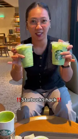 Starbucks hack for all matcha lovers—sip it hot or chill it cold, your move 😉  #starbucks #hacks #fyp #matcha #foryoupage 