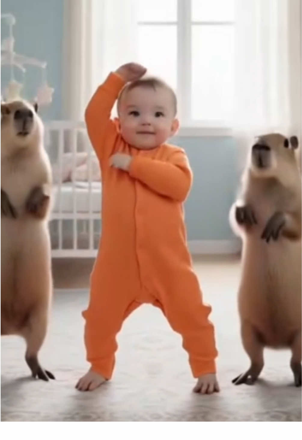 #bebesito #capibara #bebebailando #funnyvideo #videosdivertidos