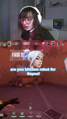 are you kitchen robot for Reyna?👩🏻‍🍳#Valorant #riotgames #lol #streamer #valorantespañol 