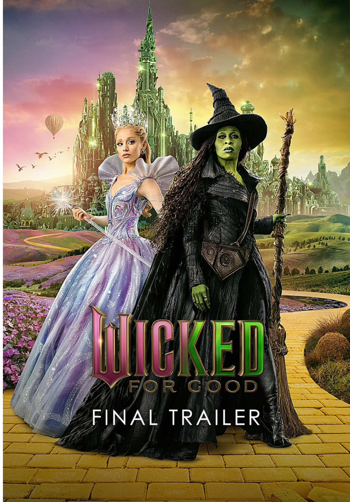 Watch the final trailer now for #WickedForGood! 🧹🫧 Coming to GSC this 20 November! 💗💚  #trending #viral #fyp #wicked
