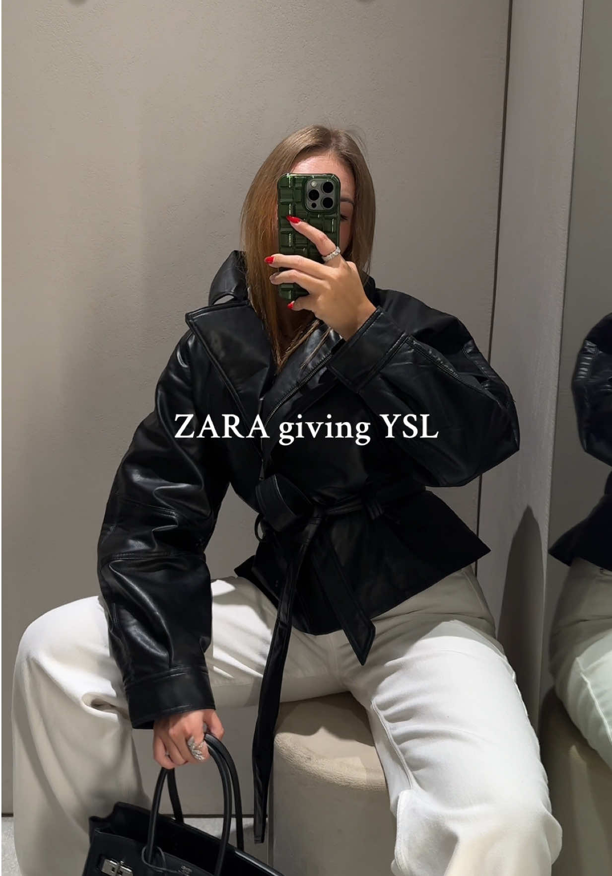 This jacket is so YSL #styleinspo #zaranewin #zarahaul #zarajacket #zaratryonhaul 