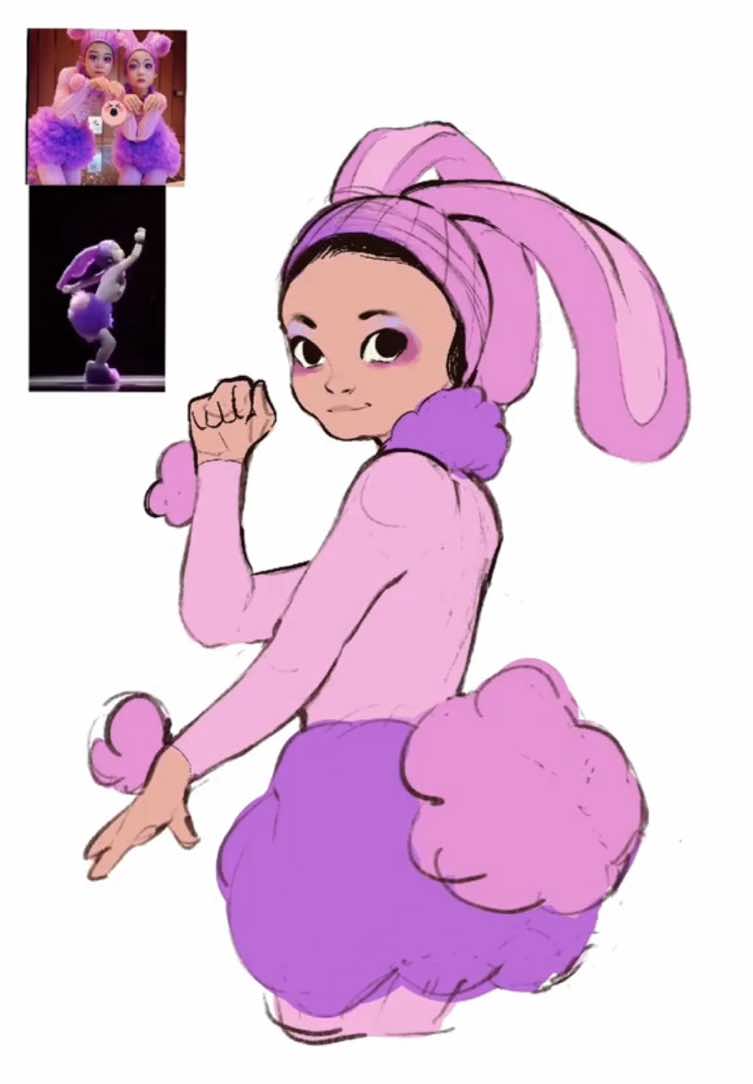 Rabbit and Tortoise dance competition speedpaint! This is nothing at all like my other content but i am so glued to the video and costumes i had to draw one #art #dancecompetition #rabbits #turtle #beijing 