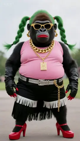 #ai #dance #fyp #fypシ #gorilla 