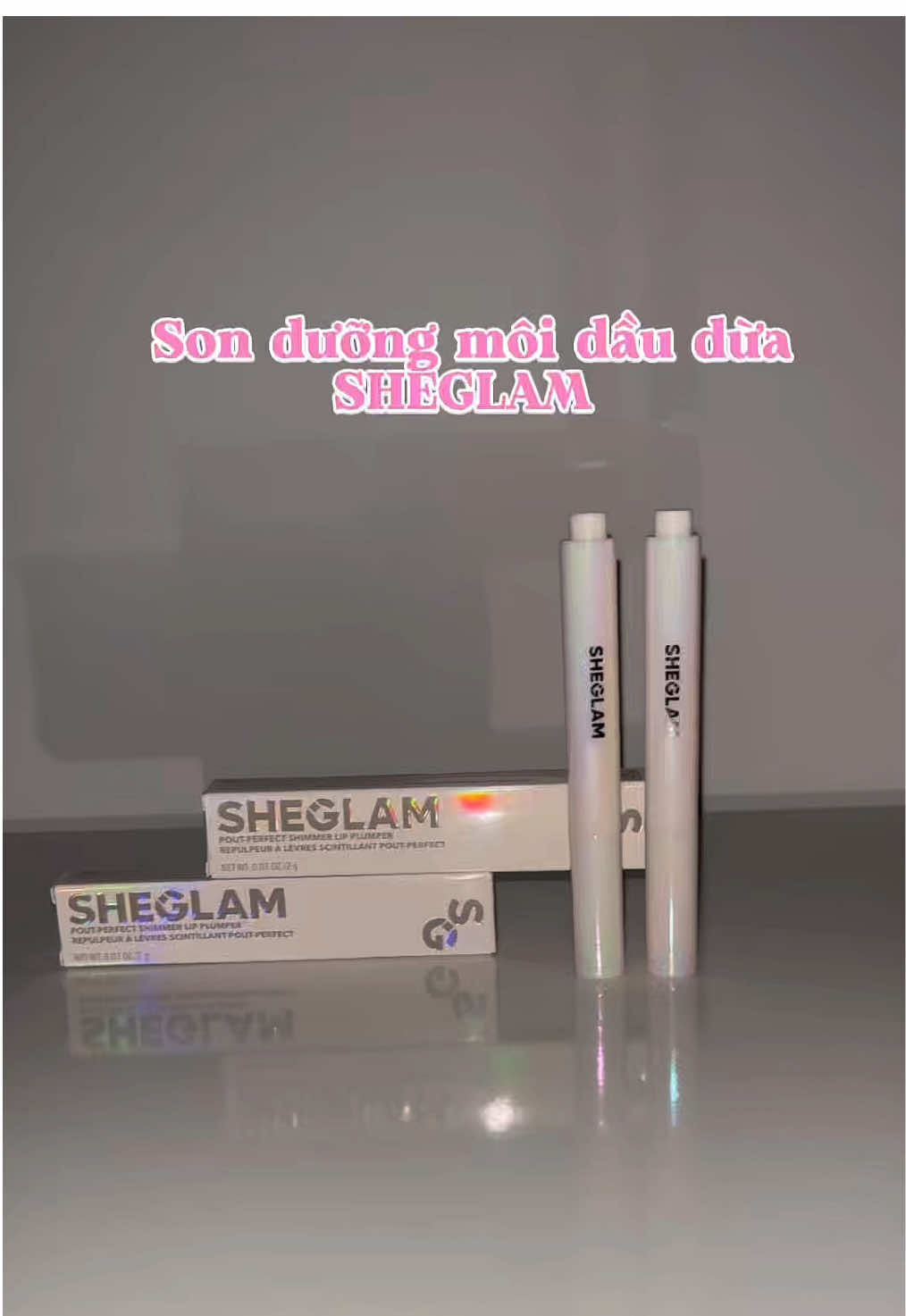 Môi căng mọng lấp lánh với son dưỡng môi dầu dừa SHEGLAM 💋 #diemtrinh💋 #SHEGLAM  #SHEGLAMvn #SHEGLAMLipPlumper @SHEGLAM Store VN 
